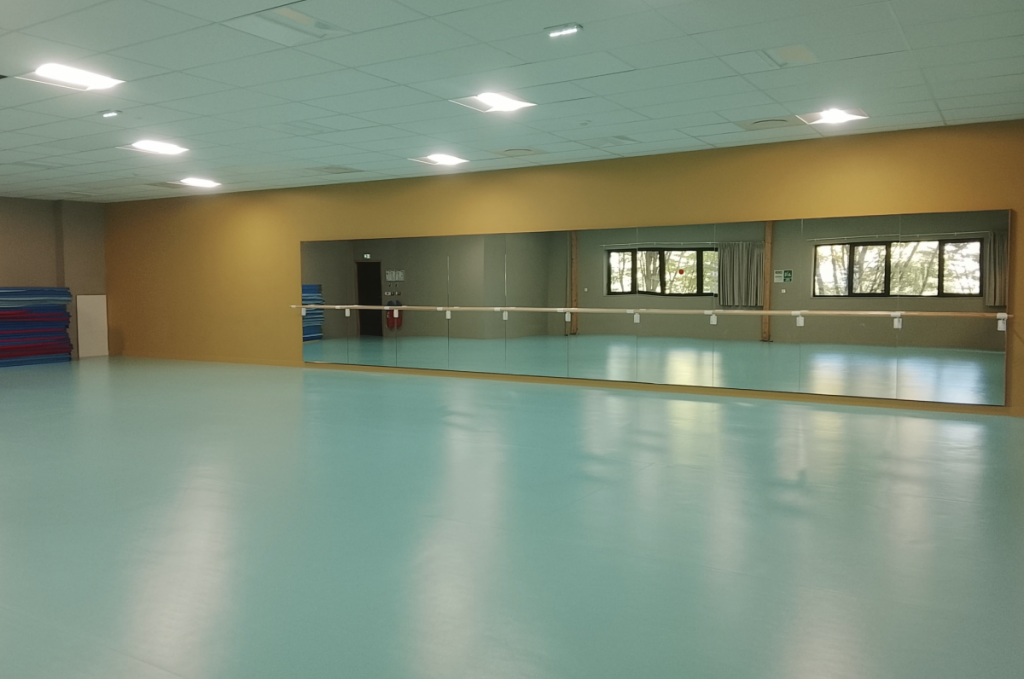 photo intérieure du gymnase Gaston serpette.