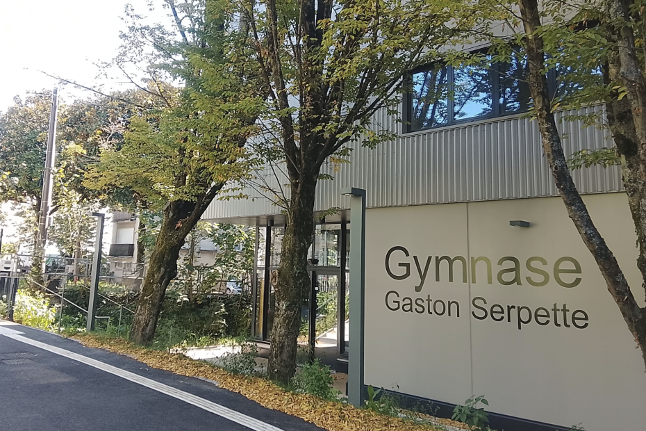 Photo extérieure du gymnase Gaston serpette.